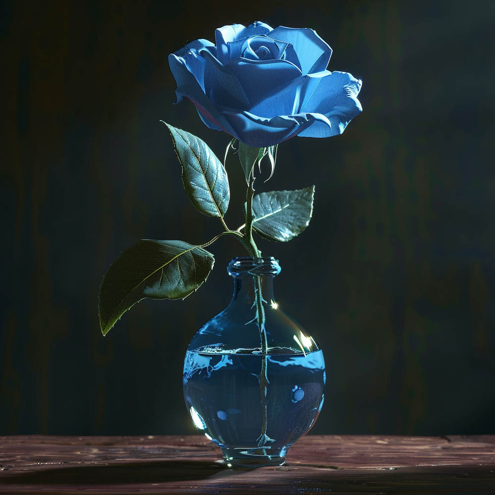 Die blaue Rose